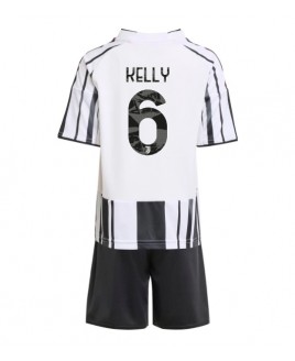 Günstige Juventus Lloyd Kelly #6 Heimtrikotsatz Kinder 2025-26 Kurzarm (+ Kurze Hosen)